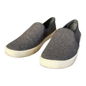 VINCE Preston Felted Skate Sneakers Slip On Size 7.5 EU 37.5 Charcoal